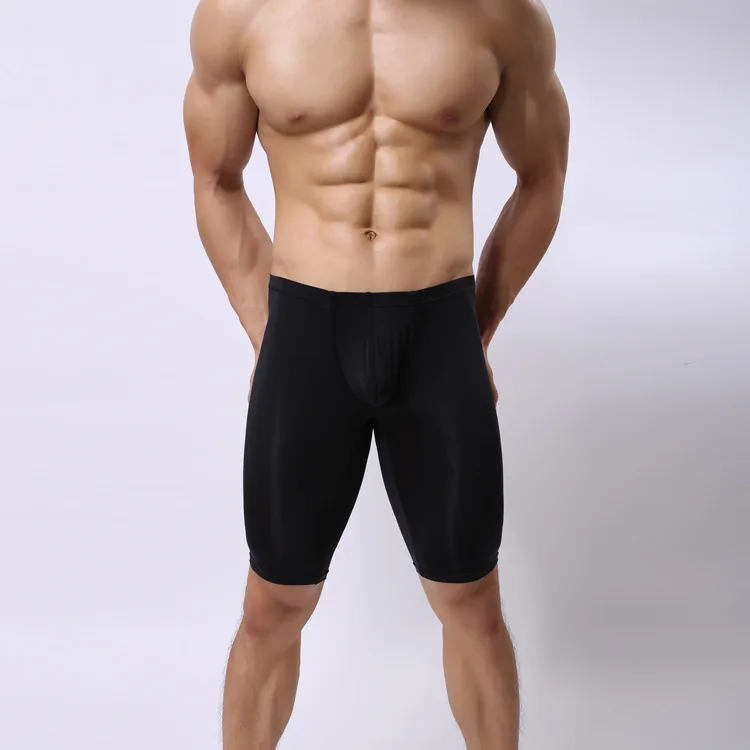 Фирменное Сексуальное нижнее белье мужские шорты-боксеры для мужчин тонкие
