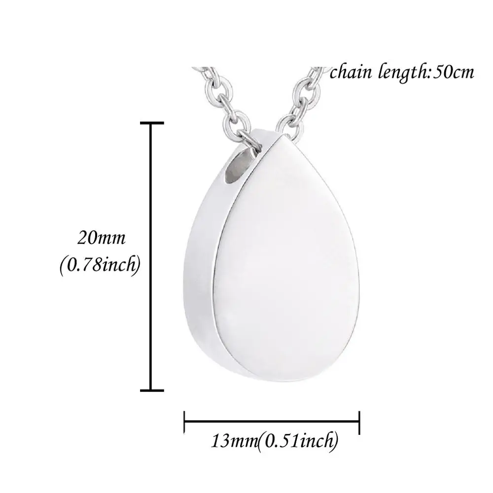 Кремация ювелирных изделий ожерелье с розой подвеска-сувенир в виде золы для