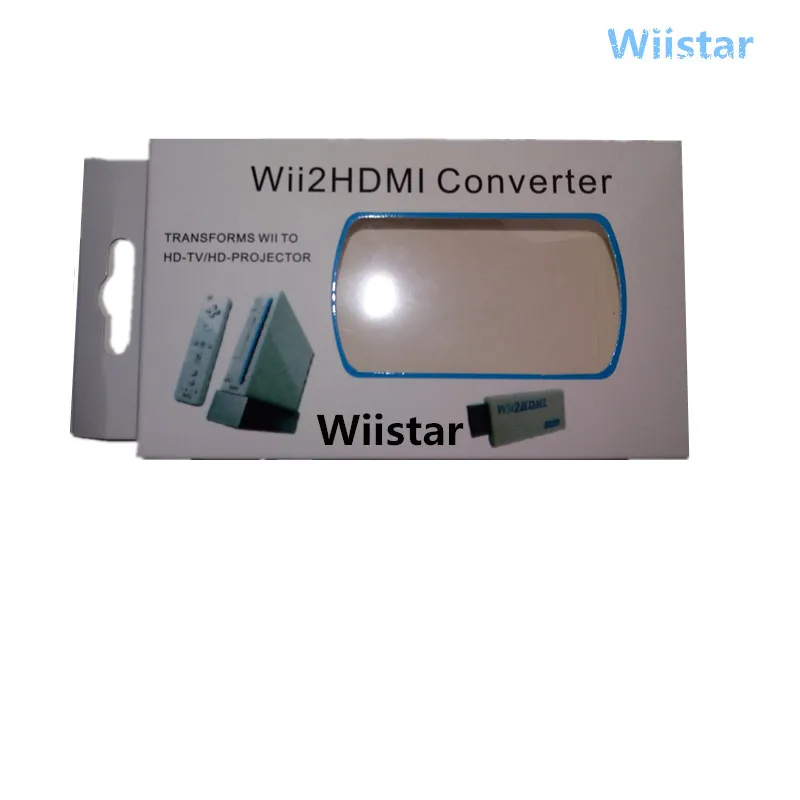 Белый для wii к HDMI wii 2 HDMI адаптер конвертер Full HD 1080 P выход 3,5 мм аудио видео выход