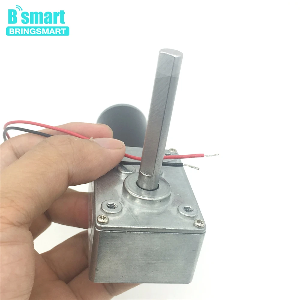 Bringsmart 5840-31ZY 12 вольтового источника электропитания постоянного тока обратный мотор-редуктор с встроенной функцией спуска затвора вала 24 вольтный и Червячные двигатели с высоким крутящим моментом