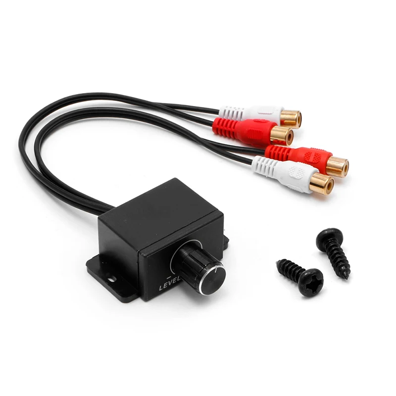 OOTDTY Универсальный автомобильный аудио усилитель бас RCA уровень дистанционного