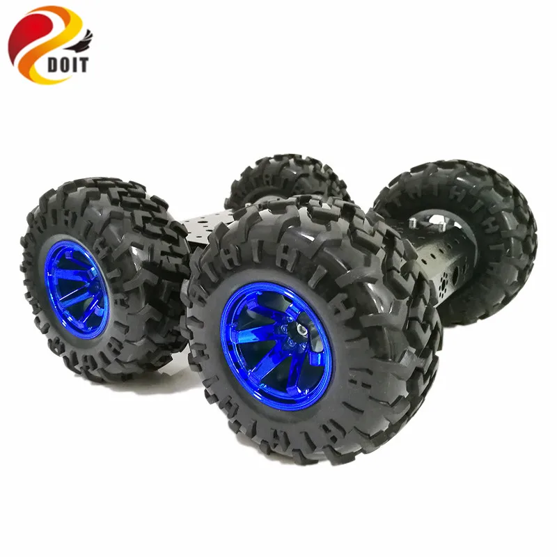 W3 3WD Smart Robot Car Platform With Omni Universal Wheel High Hardness Of Steel For Arduino DIY |