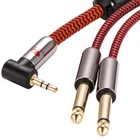 Hifi 3,5 мм сплиттер кабель угол 18 