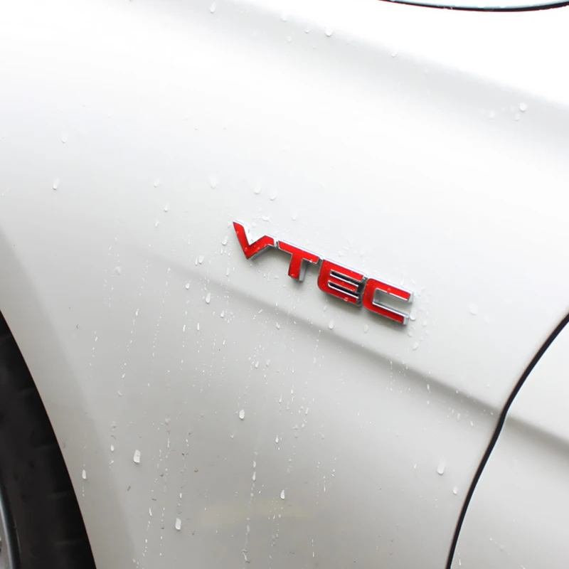 Металлическая Наклейка 3D VTEC для стайлинга автомобиля накладка на крыло значок