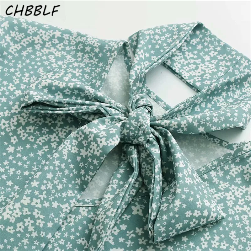 Женское плиссированное платье CHBBLF повседневное мини-платье с длинным рукавом и