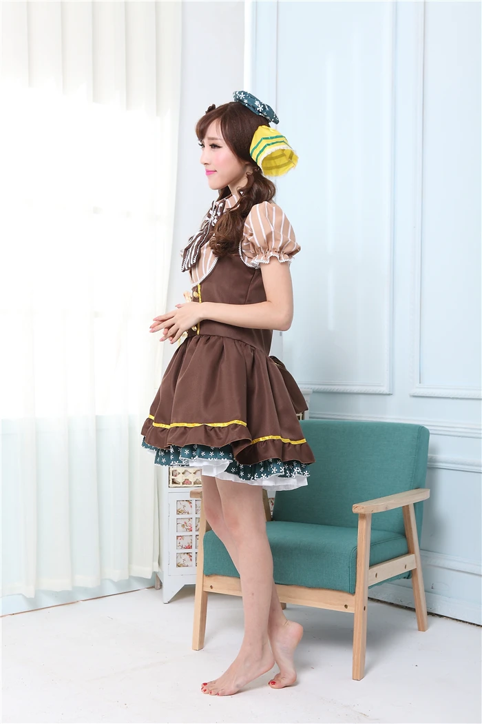 Новый аниме LoveLive! Коидзуми Hanayo платье горничной Minami Kotori Обувь в стиле Живая