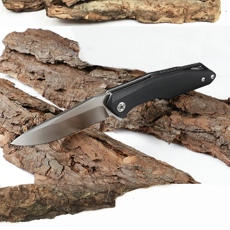Мяч BearingTactical складной нож 8Cr15Mov Сталь G10 Ручка походные армейские ножи выживания