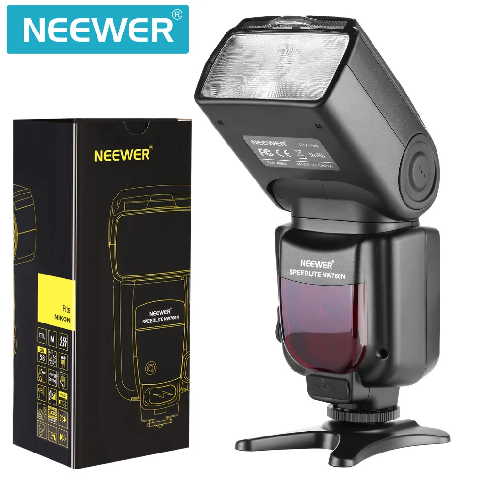 Neewer NW760 дистанционная TTL вспышка Speedlite с ЖК-дисплеем для Nikon D7200 D7100 D7000 D5500 D5300 D5200 D5100