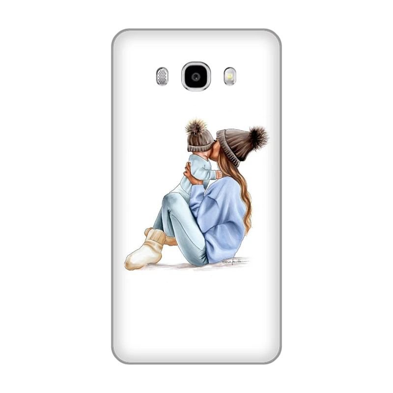 Super daddy Family mom mama and baby Soft TPU Phone case For Samsung Galaxy S4 S5 S6 S7 S8 S9 edge S10 Lite Plus Shell |