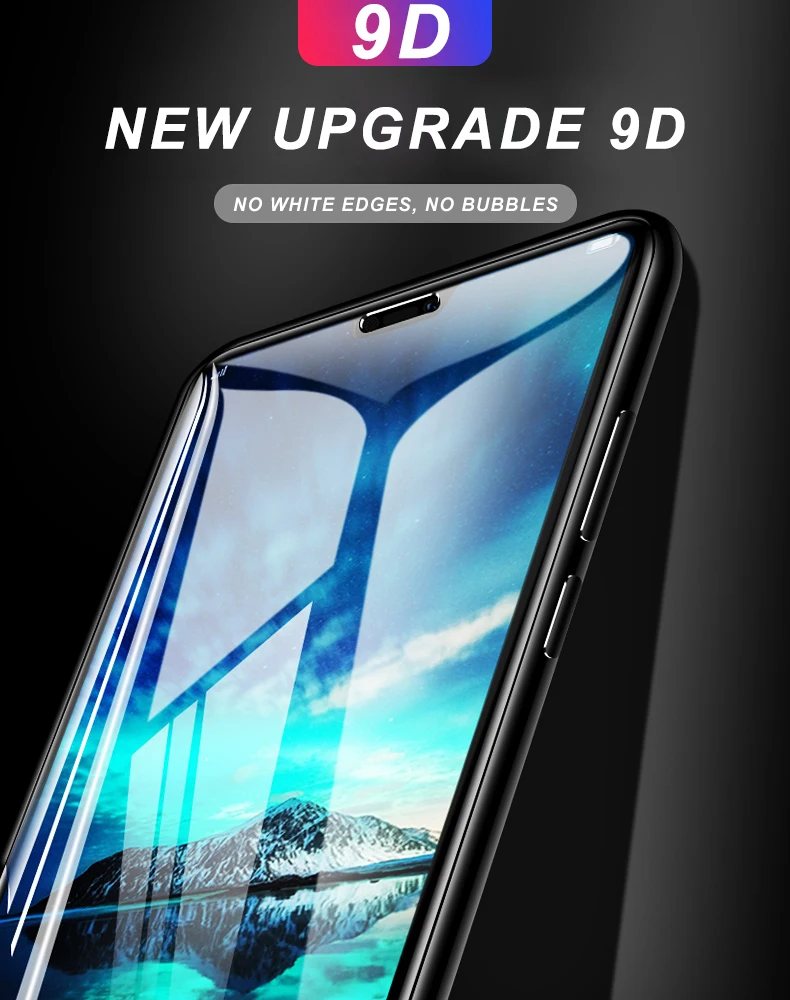 9D защитное стекло на huawei nova 3 3i защитный Стекло для huawei y9 y5 y6 y7 prime 9y 7y 6y 5y y 5 6 7 9 pro Защитная пленка для экрана