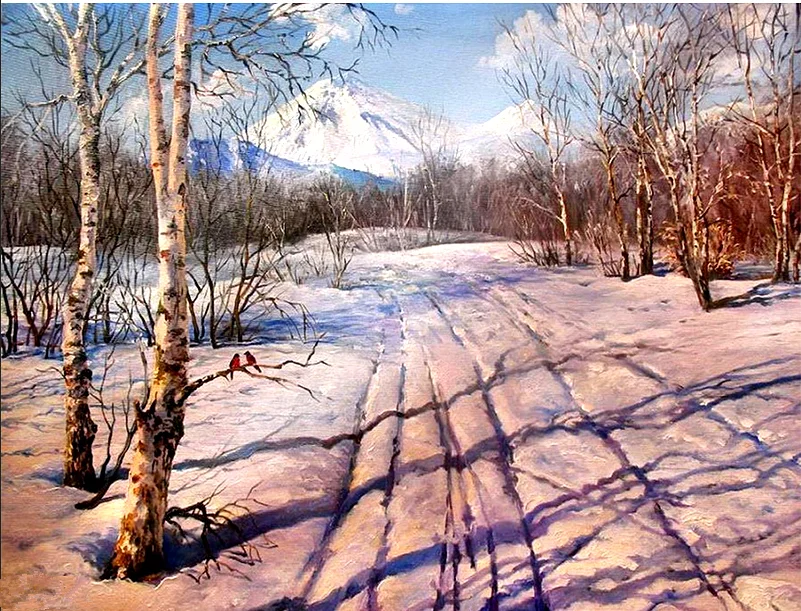 Алмаз живопись 5d diy Paintin Зимний лес вышивки крестом горный хрусталь мозаика