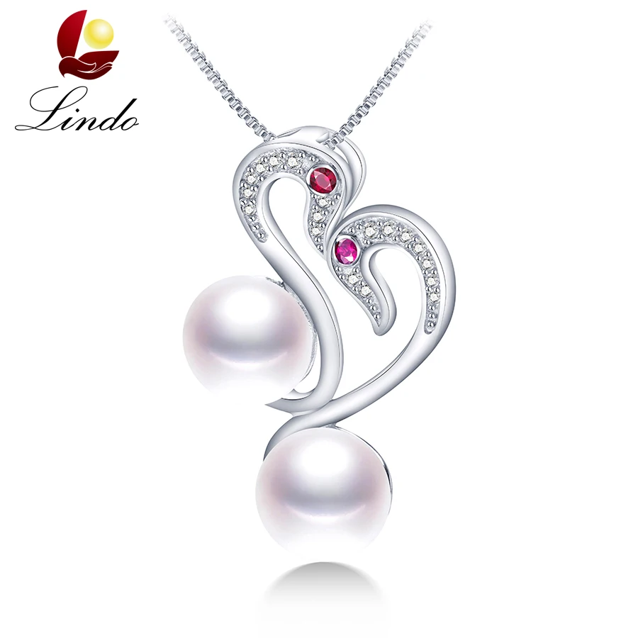 Женское Ожерелье LINDO из натурального пресноводного жемчуга для вечеринок|jewelry