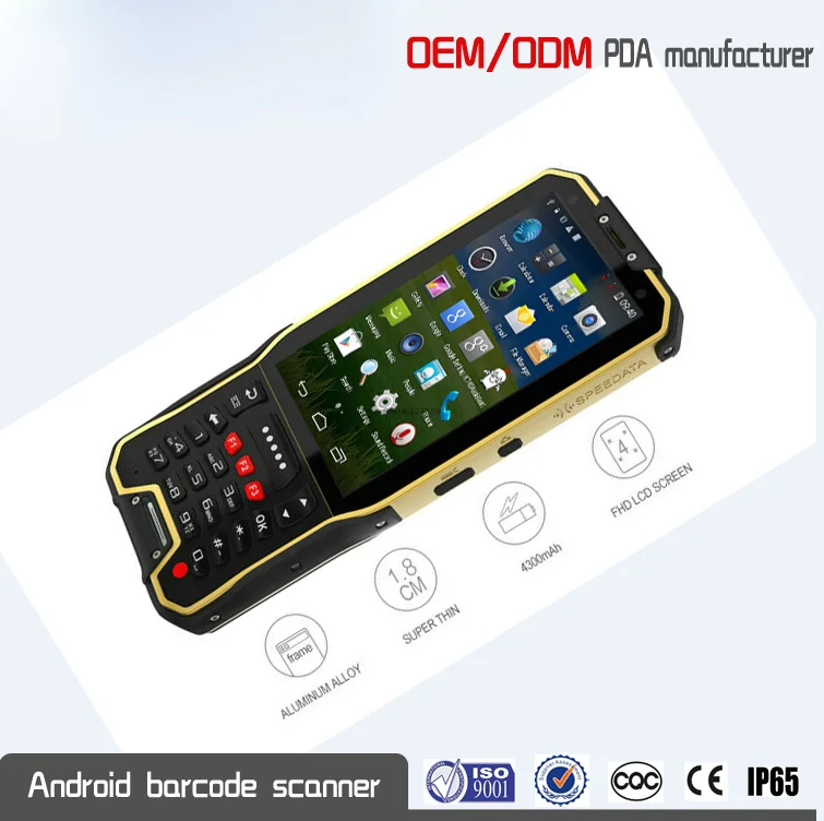 Портативный PDA 2D штрихкодов Android сканер 4 г LTE портативный терминал сбора данных