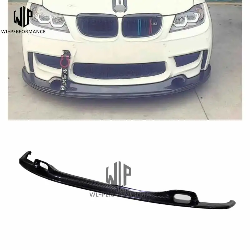 BMW 3 series E90 modified 1M car body kit front bumper carbon fiber lip head shovel chin GTS style 05-11 | Автомобили и мотоциклы
