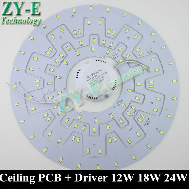 3 комплекта светодиодных PCB потолочных светильников pcb + Драйвер Магнитный