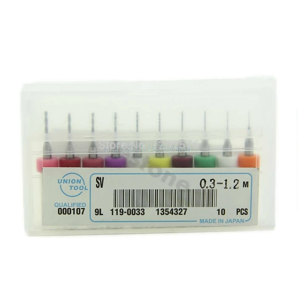 

Drill Bits DIY 10Pcs 0.3mm-1.2 mm PCB Print Circuit Board Carbide Micro Drill Bits Tool #L057# new hot