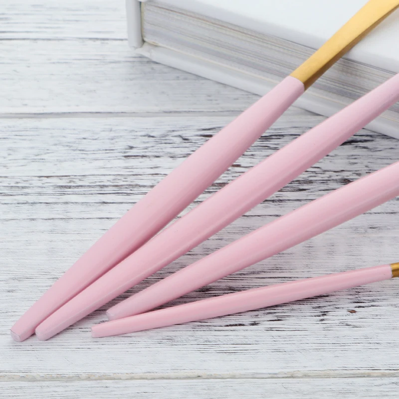 16 шт. набор столовых приборов из нержавеющей стали белого цвета высокое качество