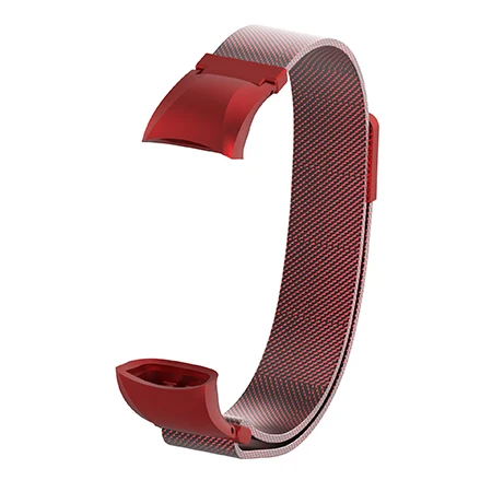 red Обновленный Миланский металлический ремешок для huawei honor Band 4, магнитный браслет из нержавеющей стали для honor band 4, аксессуары - Цвет: red