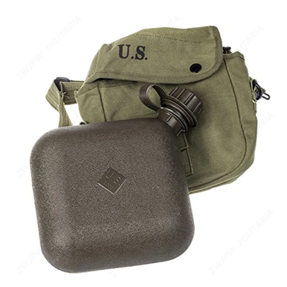 Чайник квадратной формы армии США во Вьетнаме военная столовая WW2|ww2 canteen|army