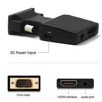 wiistar 1080p vga to hdmi converter black audio video cable adapter converter laptop pc