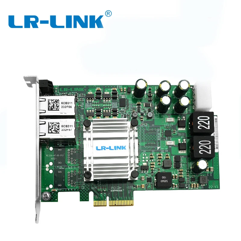 LR LINK 9722HT POE двойной порт + Рамный захват гигабитная Ethernet промышленная карта PCI Express