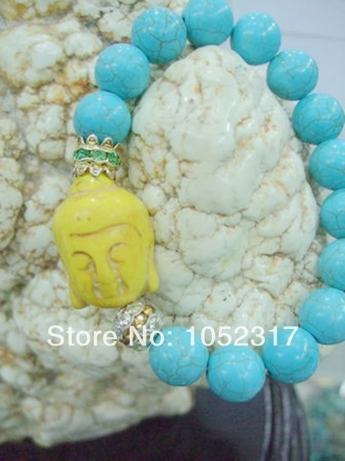 Новинка оптовая продажа 10 мм камень Бусины из говлита инкрустация счастливый