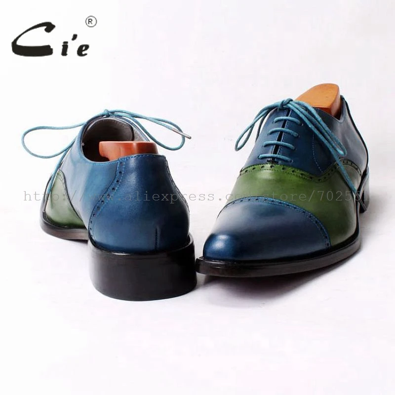 cie pointed captoe bespoke mens leather shoe custom handmade calf outsole breathable dress casual oxford OX316 | Обувь