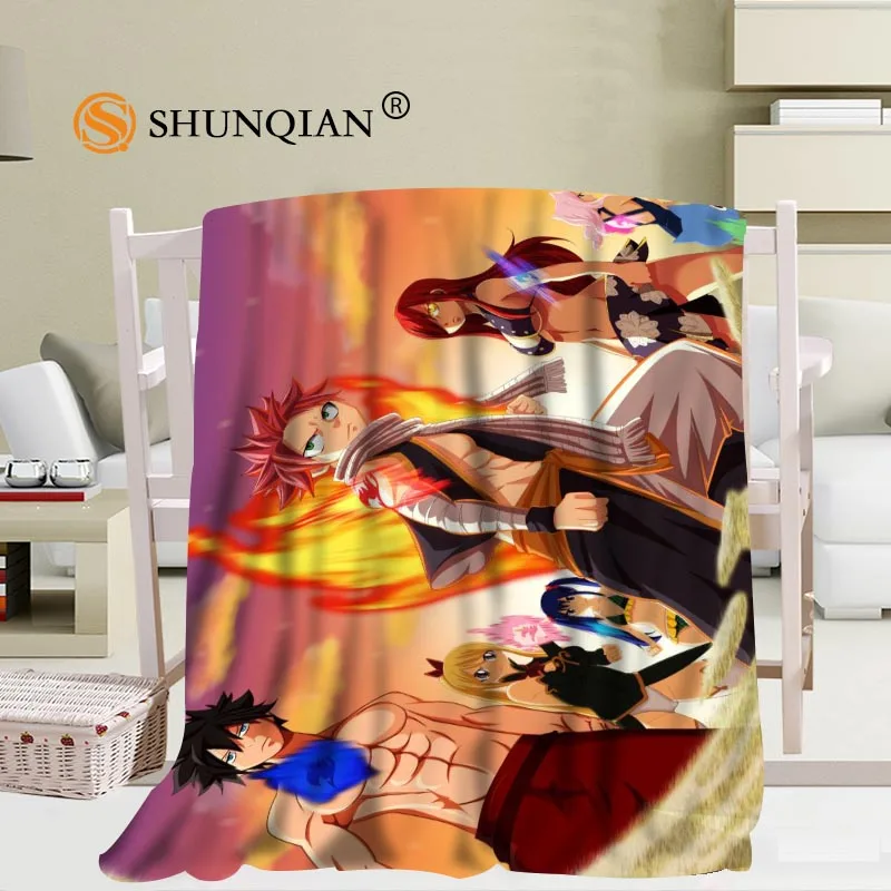 Online Personalizzato FAIRY TAIL Coperta Morbida Fai Da Te La Tua Foto Decorazione Camera Da Letto Dimensioni 56x80 Pollici, 50X60Inch,40X50Inch A7.10