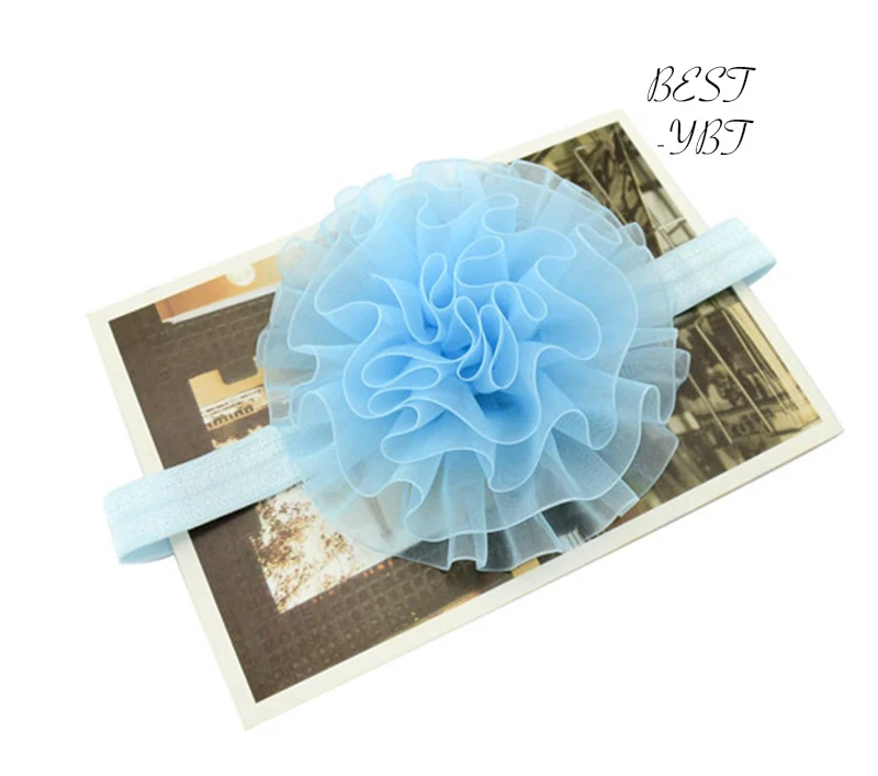 

Lovely Baby Girl Elastic Hairband Children Hair Wear for Kids Head Band Lace Flower Headband Baby Floral Hair Accessories