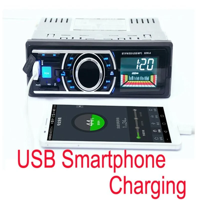 2018 Лидер продаж ALE Bluetooth автомобильный стерео аудио вход FM Aux приемник SD USB MP3 радио