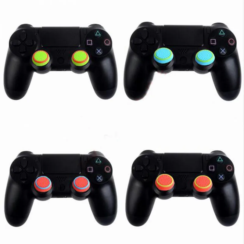4pcs Thumb Stick Grip Caps Thumbstick Joystick Cover Case For Sony PlayStation Dualshock 3/4 PS3 PS4 Xbox One 360 Controller | Электроника