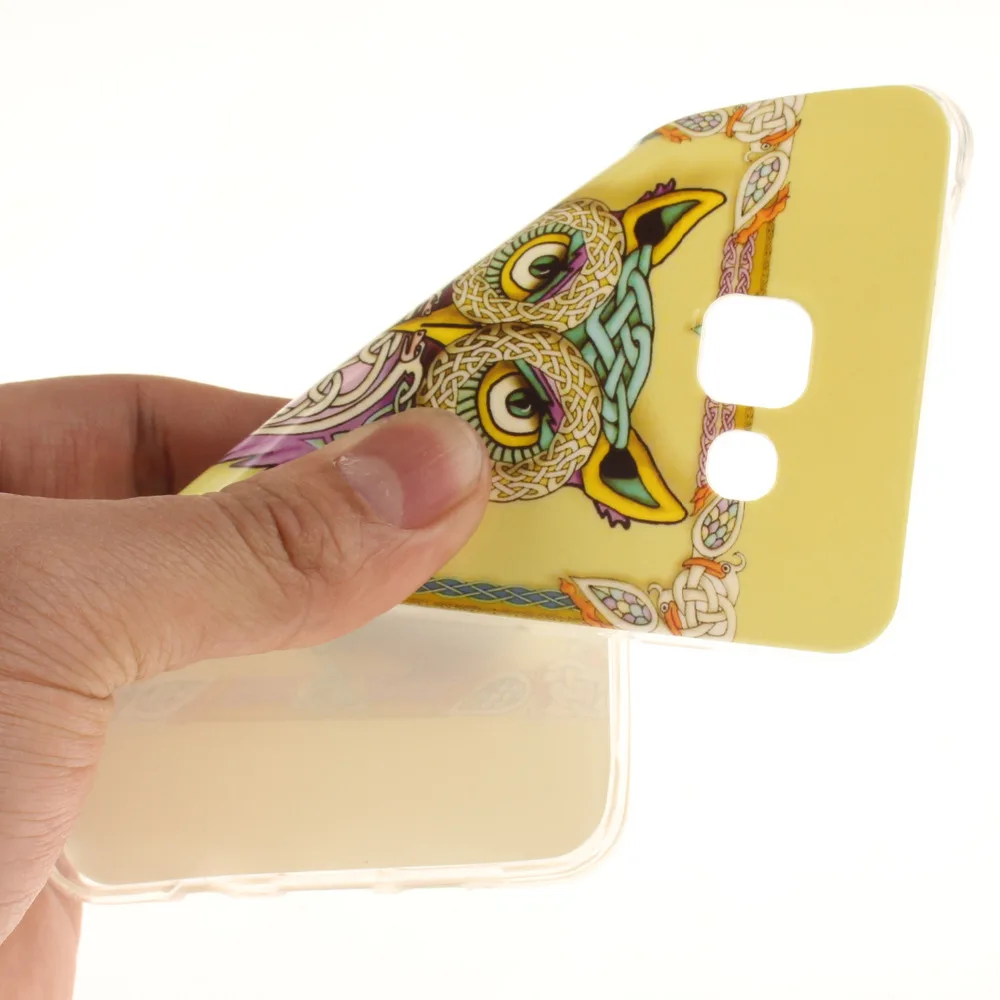 Мультфильм Мягкий Чехол TPU Резина Кремния Для Samsung Galaxy A3 2016 A3100 A310F 4.7 &quotцветок