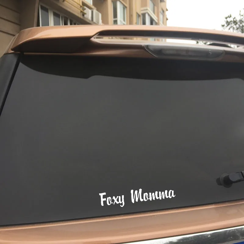 QYPF 16.5CM*3.5CM Fashion Foxy Momma Vinyl Decoration Art Waterproof Car Sticker Decal C15-2735 | Автомобили и мотоциклы