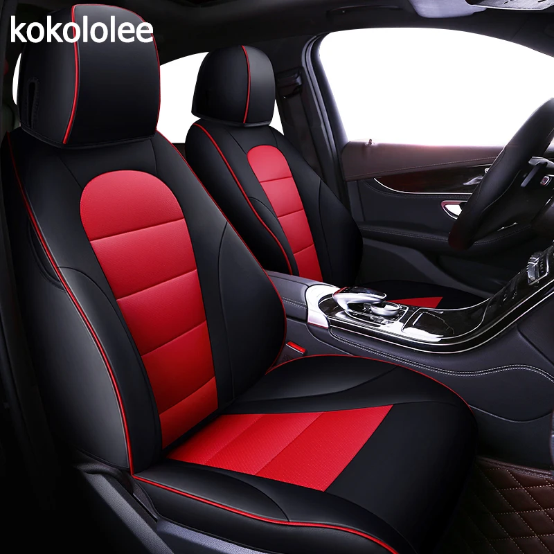 Оригинальный кожаный чехол для сиденья автомобиля kokololee smart forfour fortwo чехлы