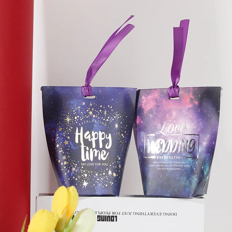 60 шт./лот Новая красочная коробка для подушек ленточный бант подарочная