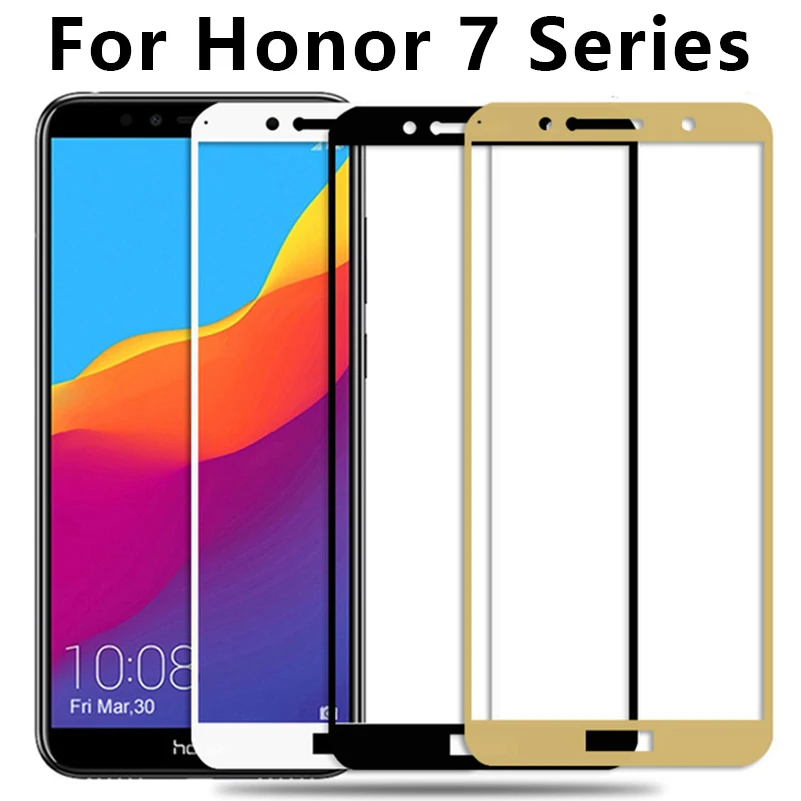 Защитный чехол для Honor 7x 7a Pro 7c 7s из закаленного стекла | Мобильные телефоны и