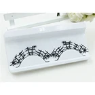 Бумажные накладные ресницы, черный цвет, Бабочка, птица, паук, форма бумаги, художественные ресницы для Хэллоуина, вечерние костюмы