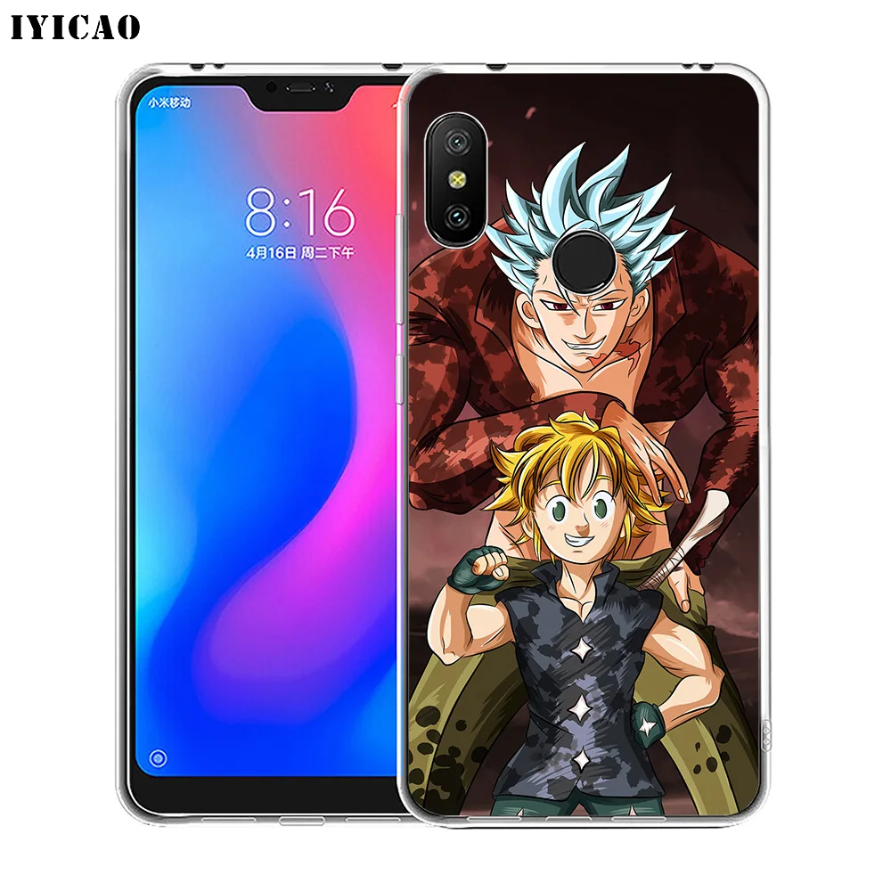 Мягкий силиконовый чехол для телефона IYICAO Meliodas Seven Deadly Sins Xiaomi Redmi 4A 5A 6A Note 7 6 5 Pro Plus 4X