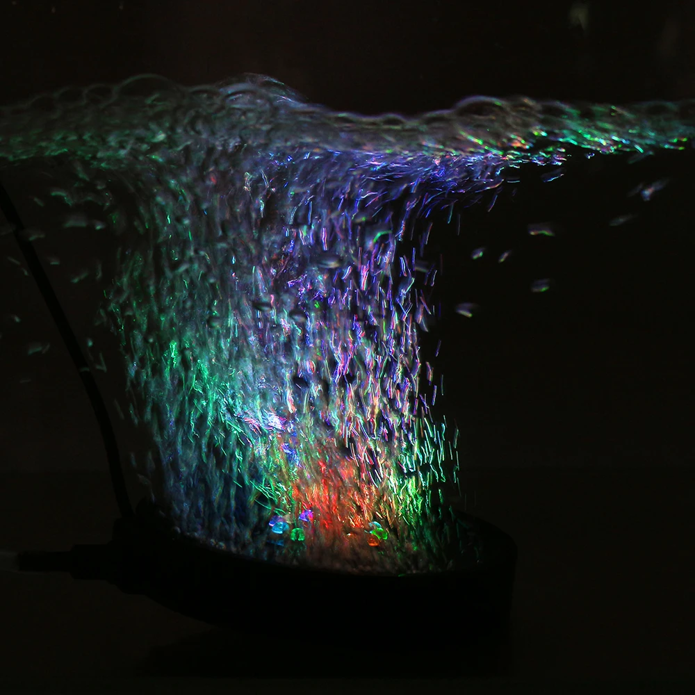 ЕС/Великобритания/США штекер аквариумный светильник RGB цвет 12LED круглый Точечный