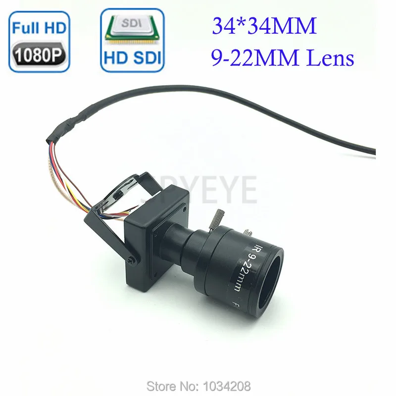 2.0MP 1/3 Panasonic CMOS сенсор Full HD 1080P Мини SDI камера цифровая CCTV безопасности OSD меню 9 22 мм