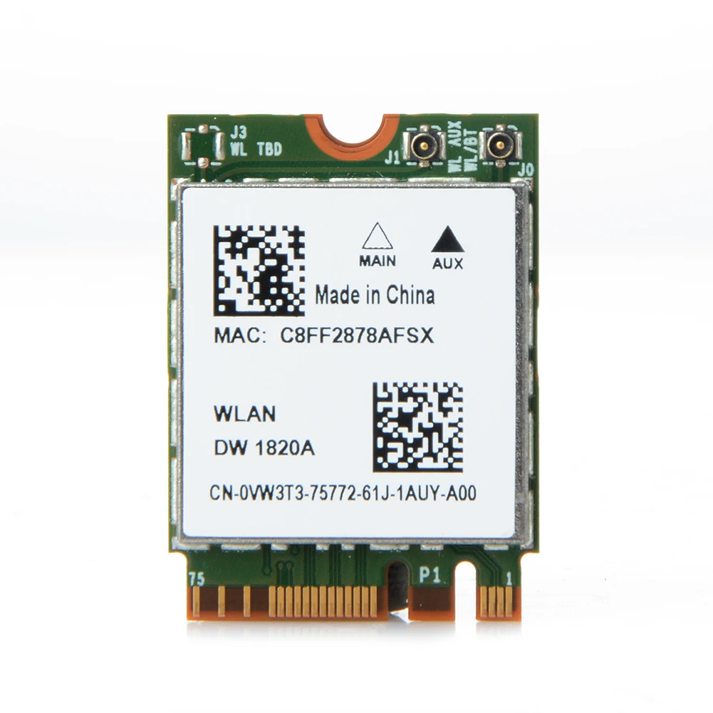 BCM94350ZAE DW1820A беспроводная карта 867 Мбит/с 802.11ac Bluetooth 4,1 867 Мбит/с NGF M.2 беспроводная карта