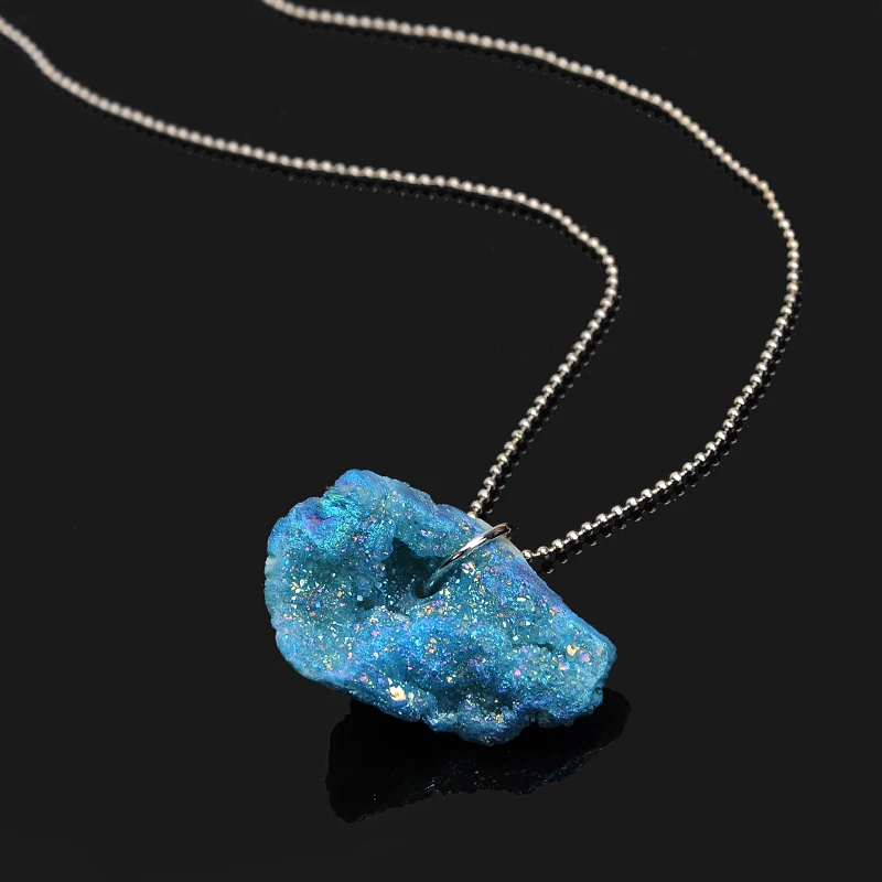 Ожерелье цепочка с подвеской из натурального камня|Ожерелья подвеской| |