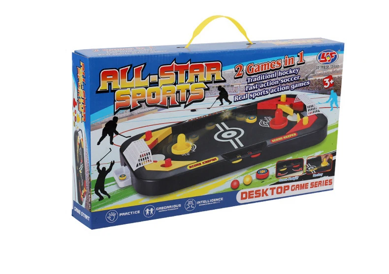 Настольная игра 2 в 1 для детей игры воздушный хоккей настольная интерактивная