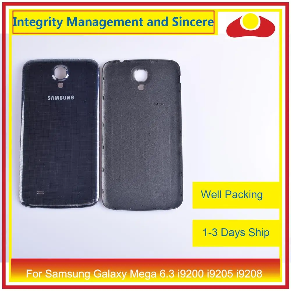 Для samsung Galaxy Mega 6,3 i9200 i9205 i9208 GT-I9200 корпус батарея Дверь задняя крышка корпус замена корпуса