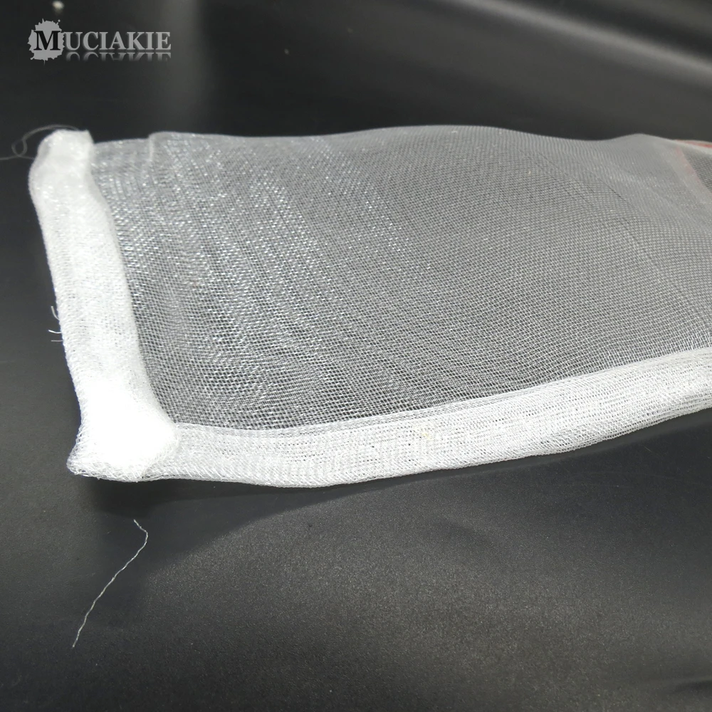5PCS 25x15cm Nylon Netting White Fabric Grow Bags Mesh Net Garden Plants Fruit Protection Bag Anti Brid Drawstring | Дом и сад