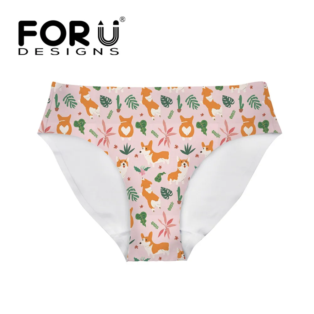 FORUDESIGNS стильные женские бесшовные трусики брендовые для женщин тропические
