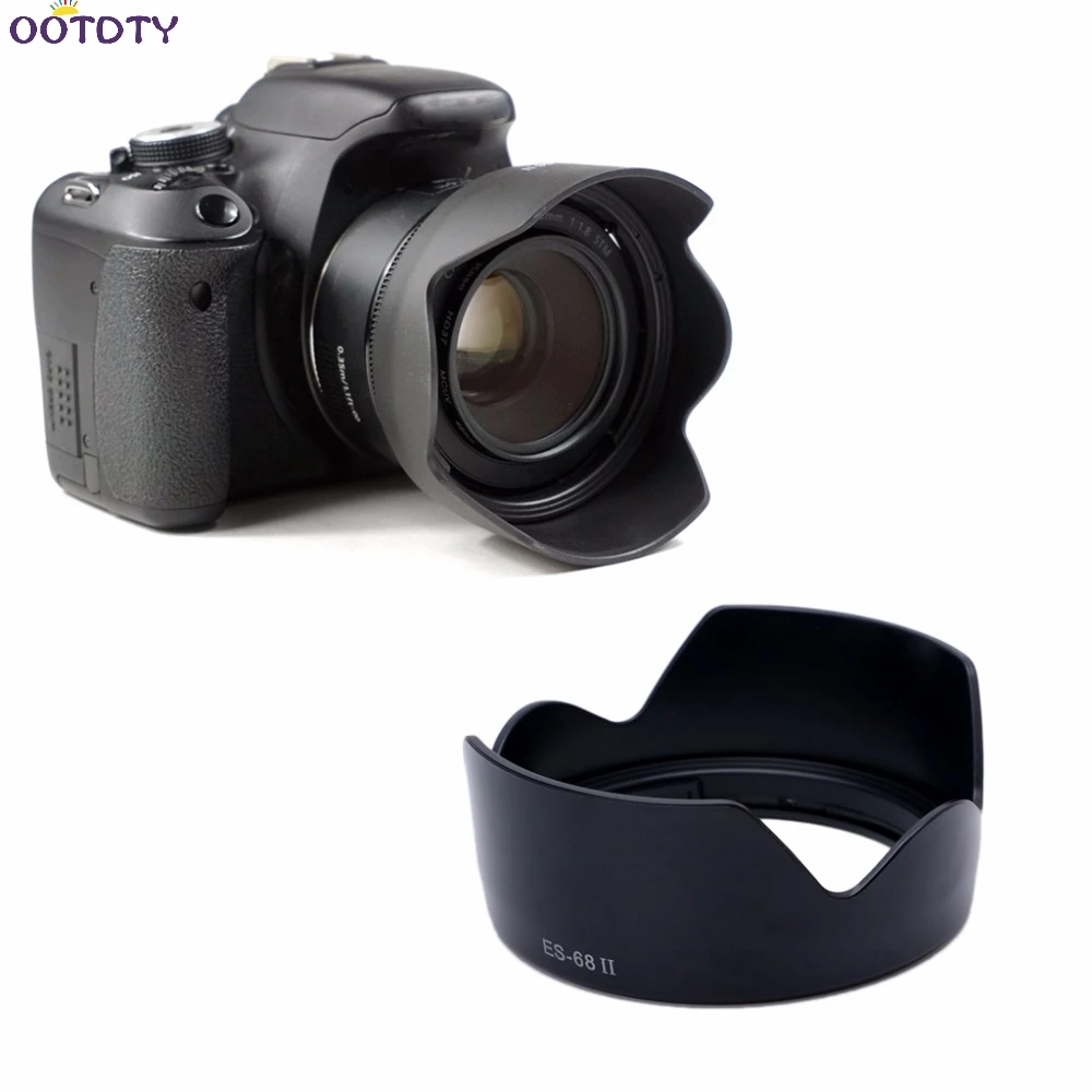 Для ES 68 II байонет объектива бленда для USM Canon EF 50 мм f/1 8 STM объектив лепесток|Бленды|