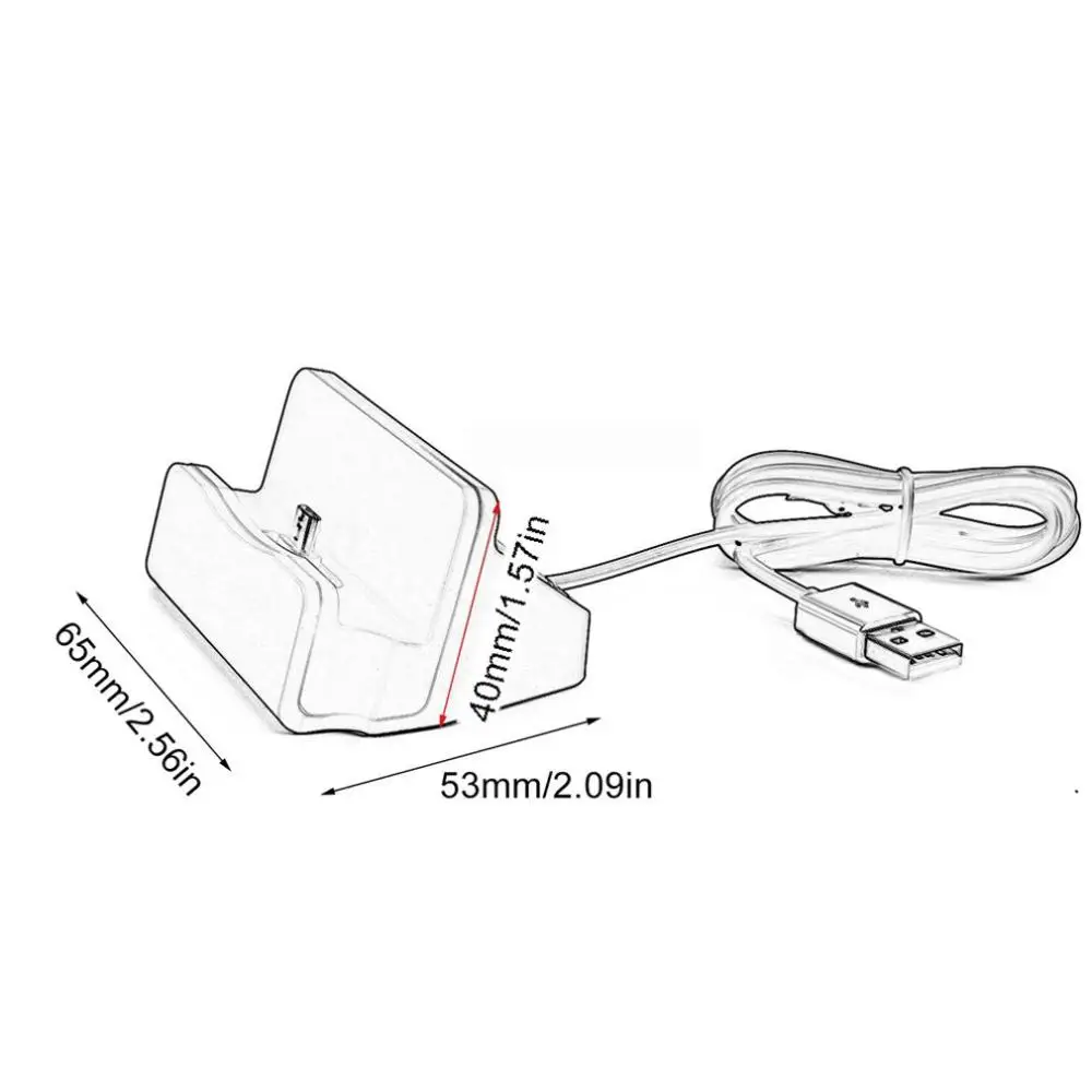 Portable Size Charging Base Dock Station Cable Sync Cradle Charger For Android Type C Samsung Stand Holder | Мобильные телефоны и