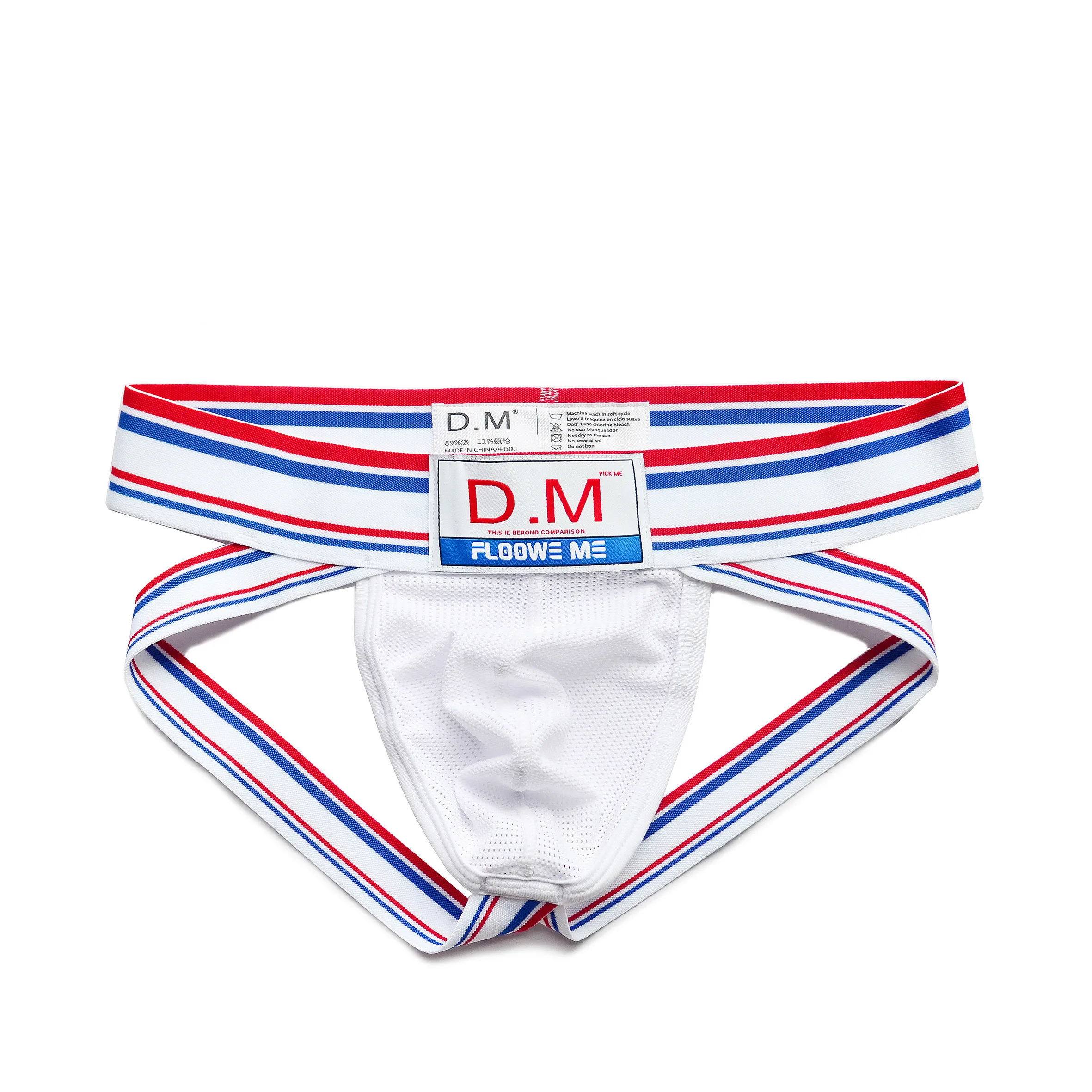 Шорты Lomonling мужские в полоску пикантное нижнее белье бандаж с открытой спиной