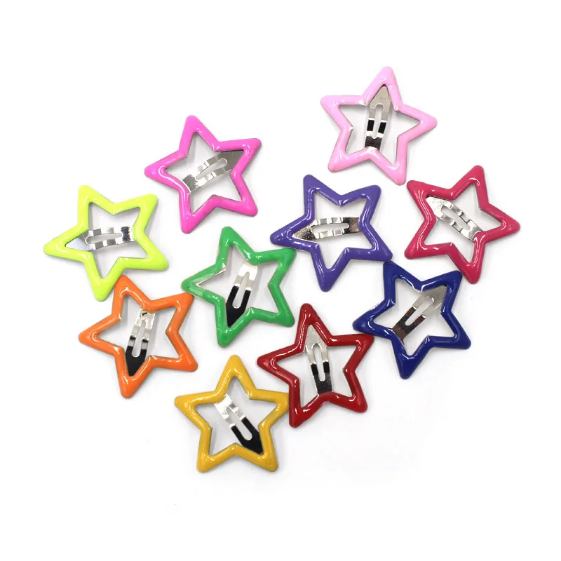 Pawstrip, 10 шт./лот, заколки для волос для маленьких собак Starlike, аксессуары для домашних животных, кошек, собак, заколка для собак, для чихуахуа, померанского, 3 см - Цвет: Random